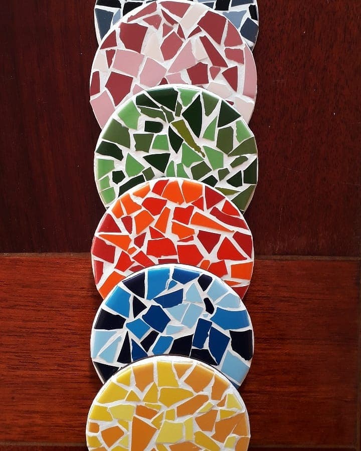 mosaico de onda