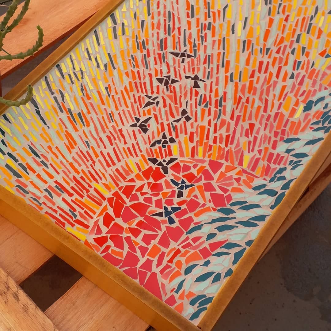 mosaico de onda