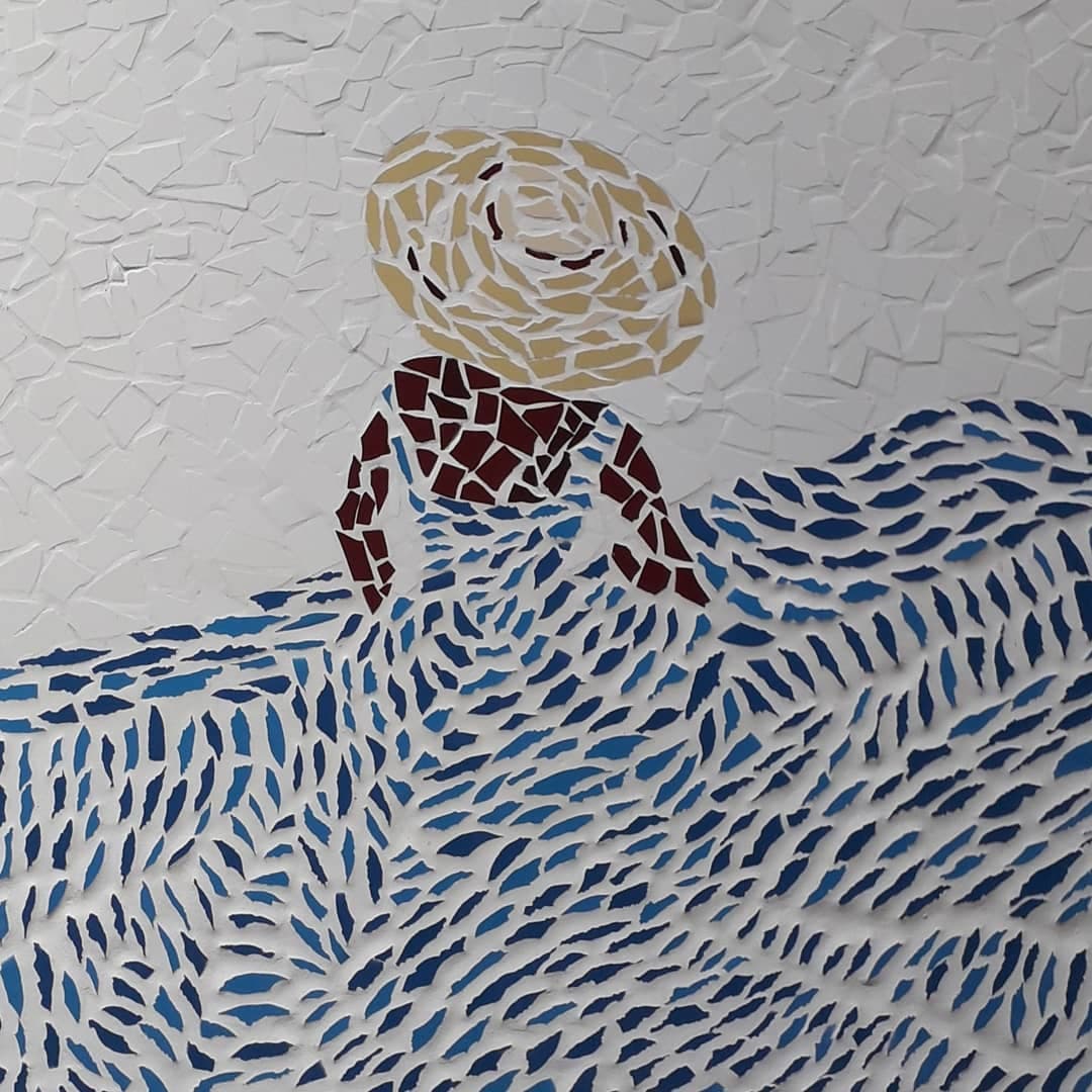 mosaico de onda