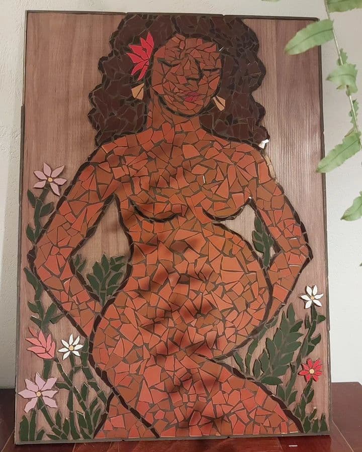 mosaico de onda