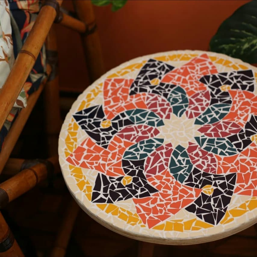 mosaico de onda
